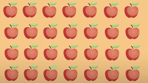 Augentest: Finden Sie den einzigartigen Apfel in nur 15 Sekunden?