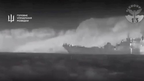 Angriff aus verschiedenen Richtungen: Ukrainer zerstören das nächste russische Kriegsschiff