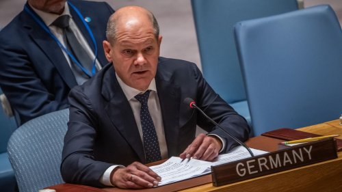 Der Kanzler knallhart: Olaf Scholz' denkwürdige drei Minuten im Sicherheitsrat