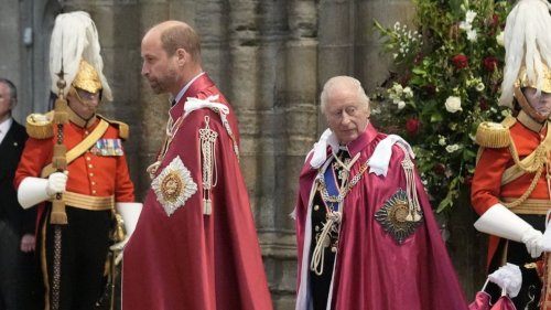 Besonderer Vater-Sohn-Moment für König Charles und Prinz William