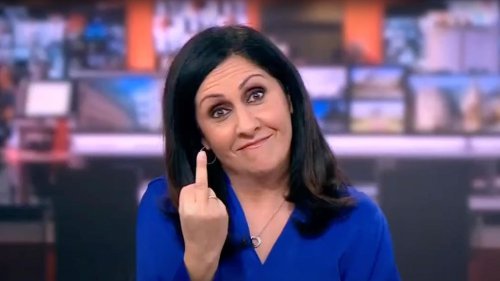 BBC-Moderatorin hält Mittelfinger in die Kamera – und entschuldigt sich