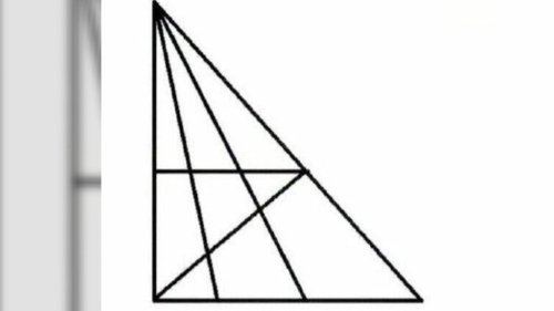 Rätsel: Wie viele Dreiecke sind hier zu sehen?
