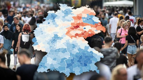 Karte zeigt, wo Deutschland wächst und wo es schrumpft