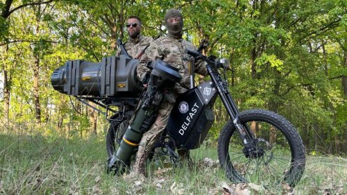 Schnell, wendig, tödlich: Ukrainische Armee nutzt E-Bikes als Anti-Panzer-Waffen