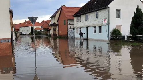 Unwetter im Harz, Warnung vor weiterem Dauerregen – Karten zeigen die Lage