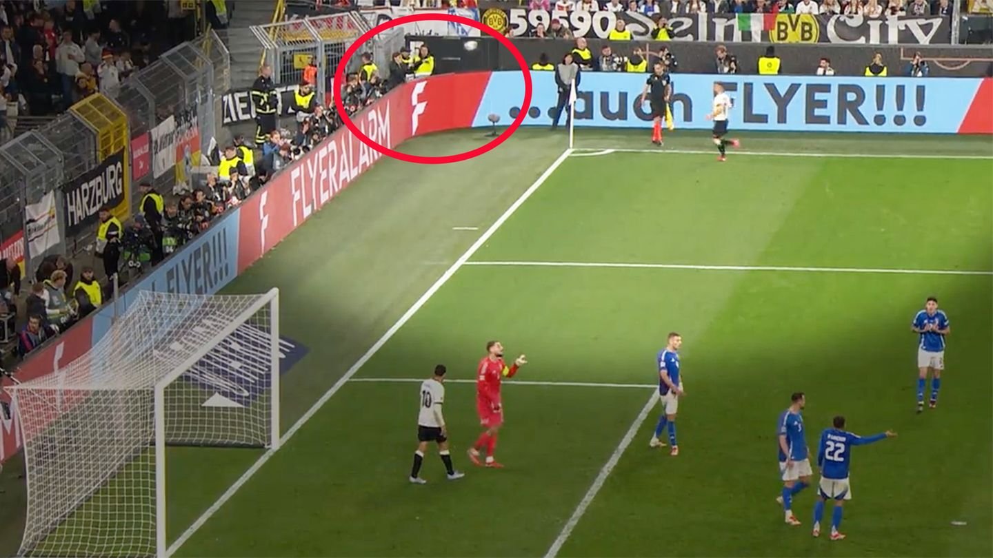 Irre Szene im Video: So bescherte ein Balljunge Deutschland das 2:0