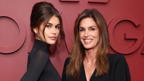 Cindy Crawford und Tochter Kaia Gerbers Zwillingsmoment 