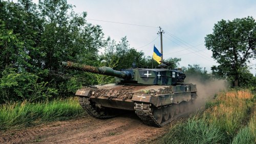 Leopard-Panzer greifen erstmals an, doch die russischen Kräfte können noch die Stellungen halten