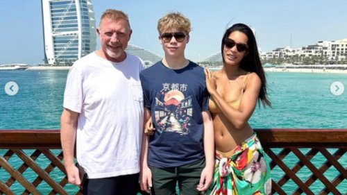 In Shorts und Flip Flops: Boris Becker feiert Ostern mit Sohn Amadeus in Dubai