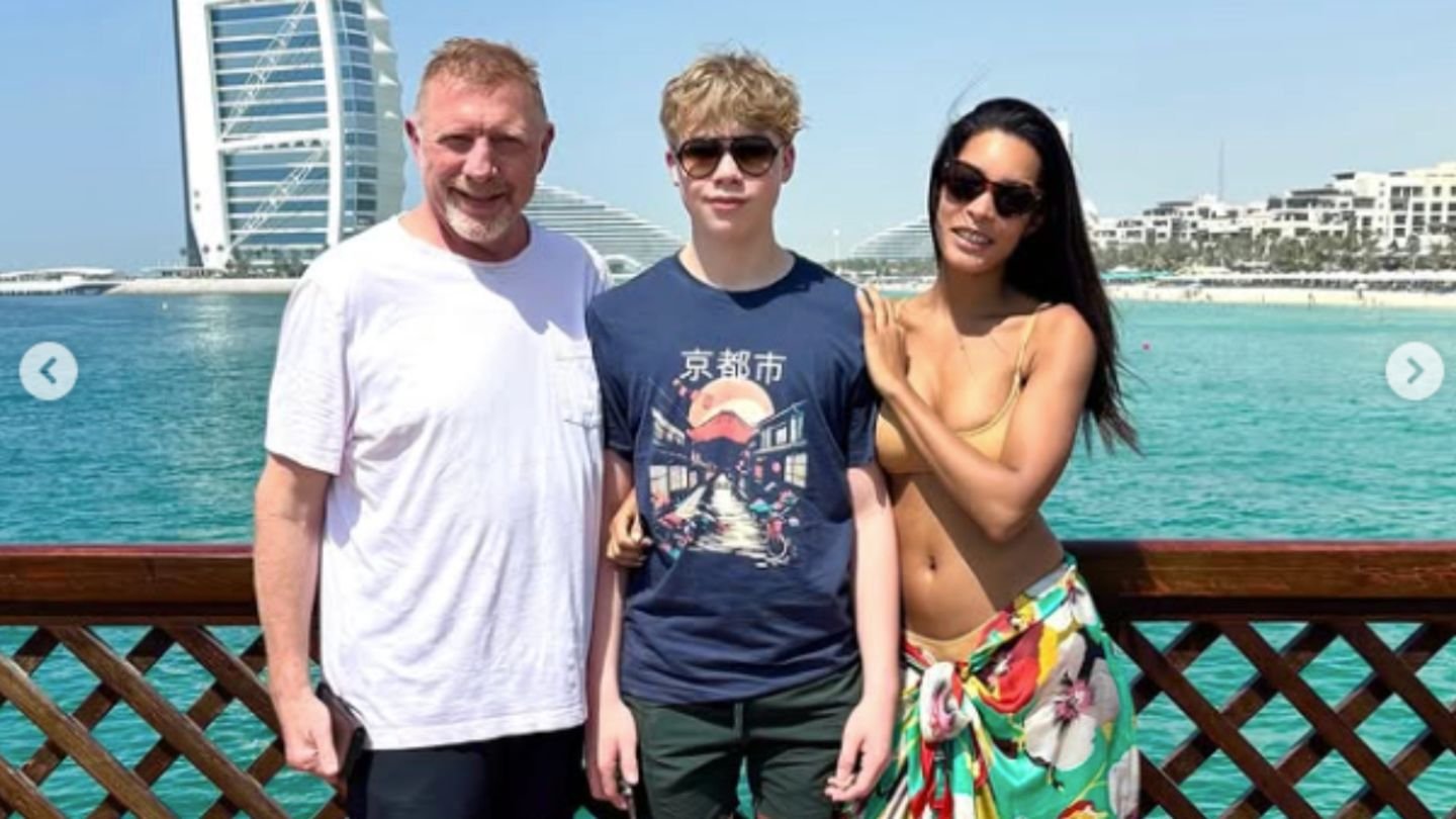 In Shorts und Flip Flops: Boris Becker feiert Ostern mit Sohn Amadeus in Dubai