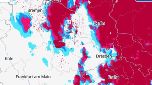 Karte zeigt, welche Routen die Gewitter in Deutschland nehmen