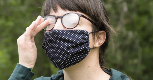 Top tips to stop your glasses fogging up when wearing face mask