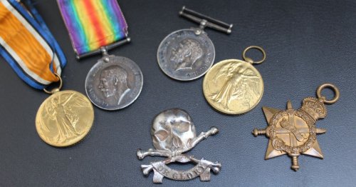 First World War medals honouring bravery of two Staffordshire soldiers are to go under the hammer