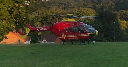 Live: Air ambulance lands in Stoke-on-Trent following incident