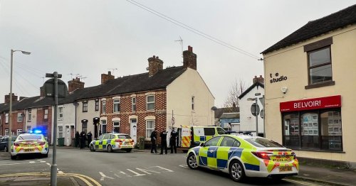 LIVE: Police confirm arrest after descending on Staffordshire street
