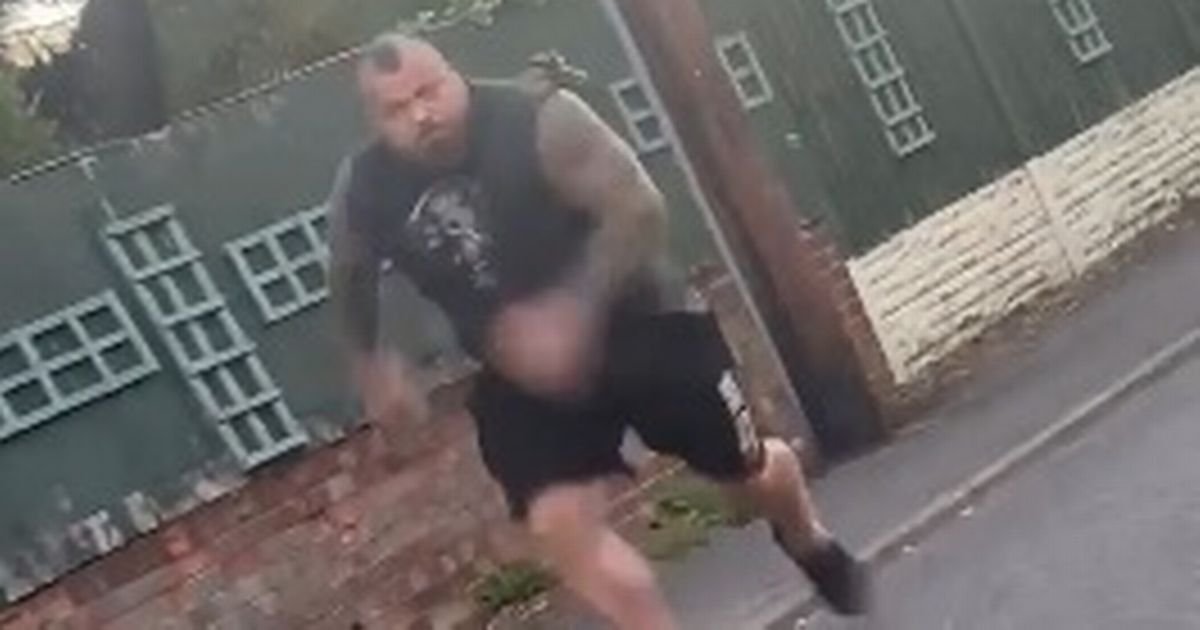 Cousins 'chased' by Eddie Hall in North Staffordshire street row call in police
