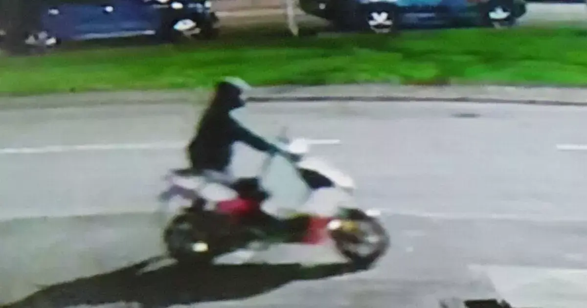 Detectives want to speak to this moped rider after Hanley street shooting
