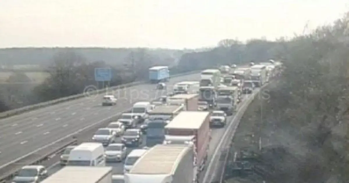 Live M6 updates as emergency services sent to crash between truck and motorhome