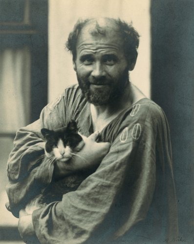 Art Bites: Gustav Klimt Was a Cat Daddy