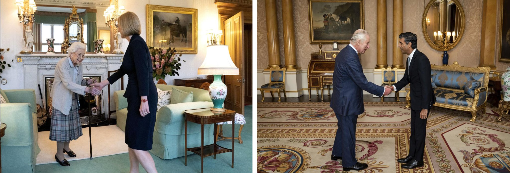 2 images of Britain, taken 7 weeks apart, that speak volumes