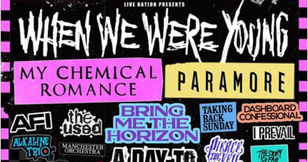 Proving once again that pop-culture tends to go in cycles, When We Were Young Festival goes full emo in Las Vegas