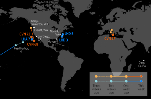 U.S. Naval Update Map: Dec. 8, 2022