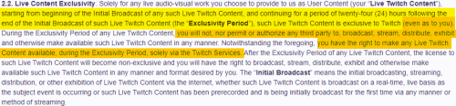 The Twitch Affiliate agreement is something you need to read