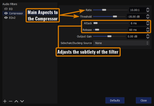 The OBS Compressor filter – Why it’s essential for streamers