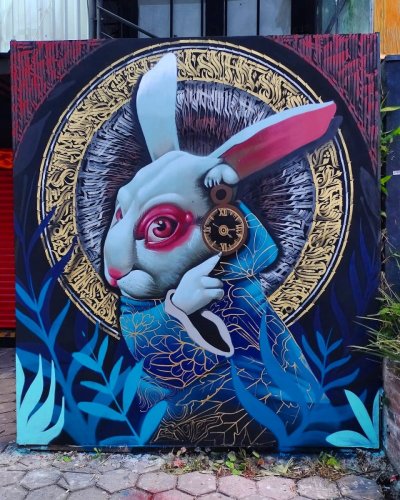 White Rabbit by URZE and CHAD in Puebla, Mexico