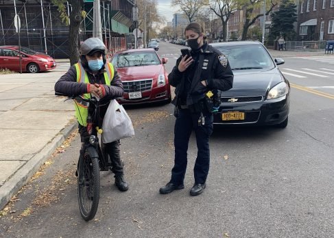 NYPD’s Racial Bias in Ticketing Cyclists Continued Last Year