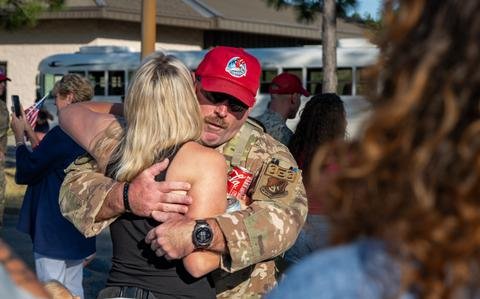 Red Horse squadron returns home after 6½ months in Guam