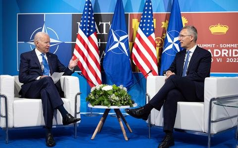 US to augment military’s air defenses in Europe, Biden says at NATO summit
