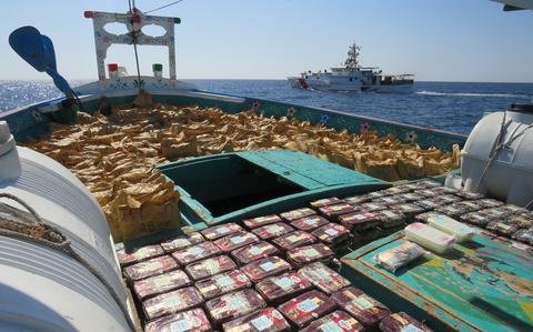 US Coast Guard bust in Middle East nets $33 million in drugs