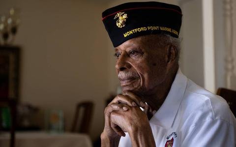 California veteran, at 97, is one of about 200 living members of the first Black Marines