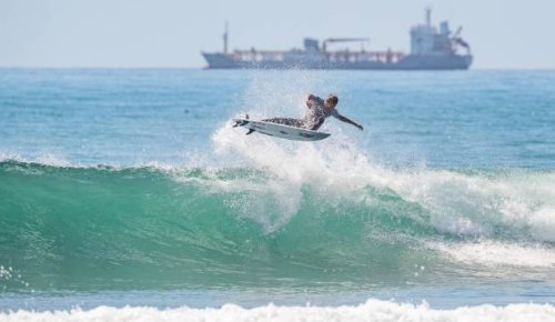 Champion surfers back on local weekend waves