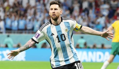 Messi's Argentina into Fifa World Cup quarterfinals with 2-1 win over Socceroos