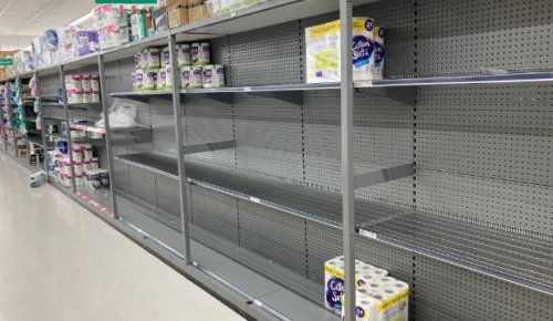 'Mad' wave of supermarket panic-shopping was over in three hours