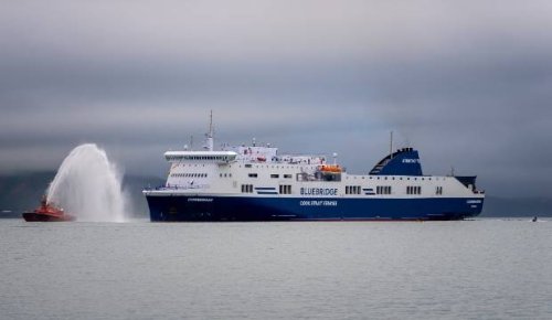 New Bluebridge ferry sails into Wellington