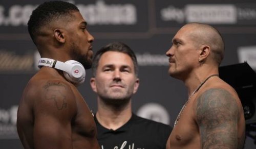 Anthony Joshua v Oleksandr Usyk live - Brit defends world heavyweight titles in London
