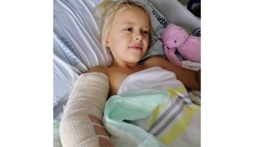 Seven days and 5000 kilometres: Child's journey to get surgery on shattered arm