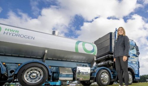 Southland-based transport company launches dual fuel truck powered by diesel and hydrogen gas