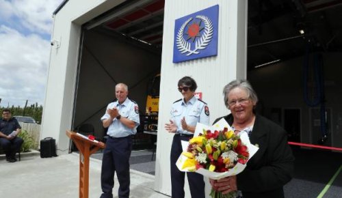 'Right-hand wonder woman' honoured as new fire station opened