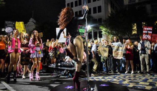 Dancers take case to Parliament about working conditions at strip clubs