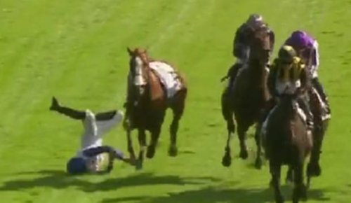 'Not a nice act': Jockey cops two-month ban for elbowing rival off horse