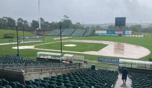 Auckland Tuatara's game against Sydney Blue Sox rained out in fourth inning