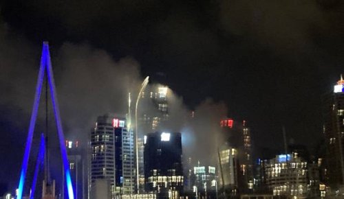 Fire in central Auckland high-rise that was under construction