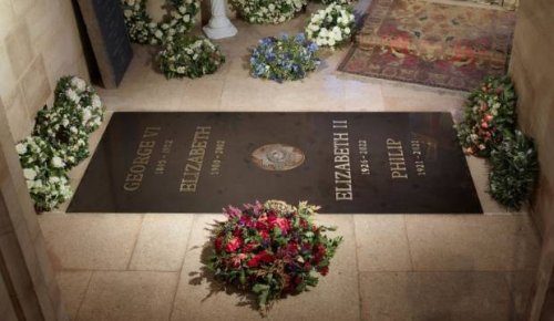 First picture of Queen Elizabeth's chapel ledger stone released