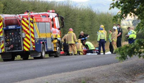 Three riders seriously injured after cyclist pile up