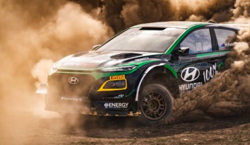 Hayden Paddon shows off revolutionary electric rally car at Waimate 50 hill climb