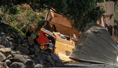 Live: Three people injured after Auckland bach collapses in landslide